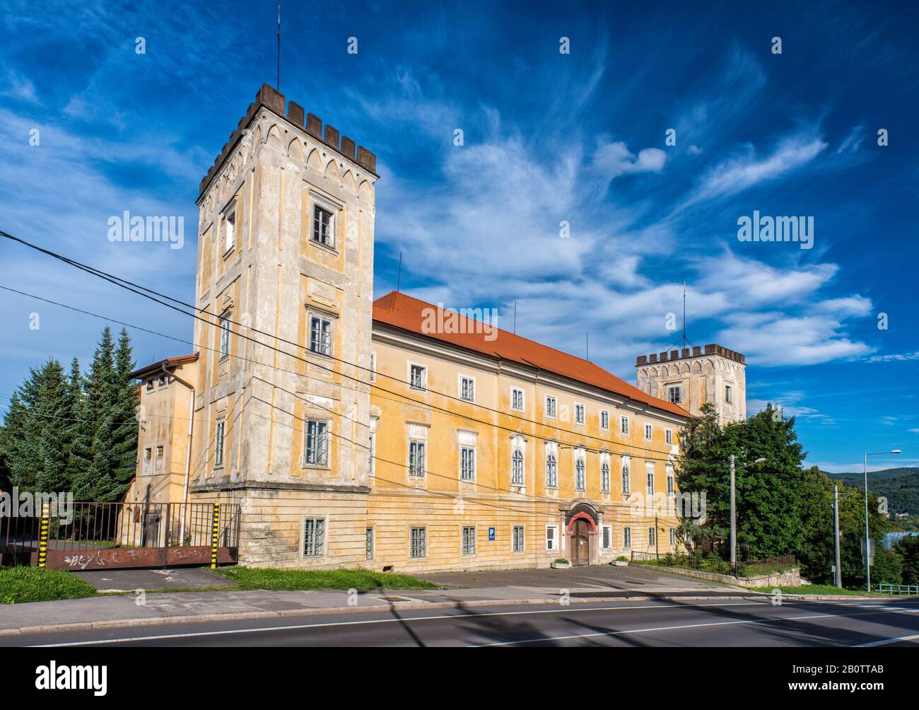 Manor House in Ziar nad Hronom, Region Banska Bystrica, Slowakei Stockfoto