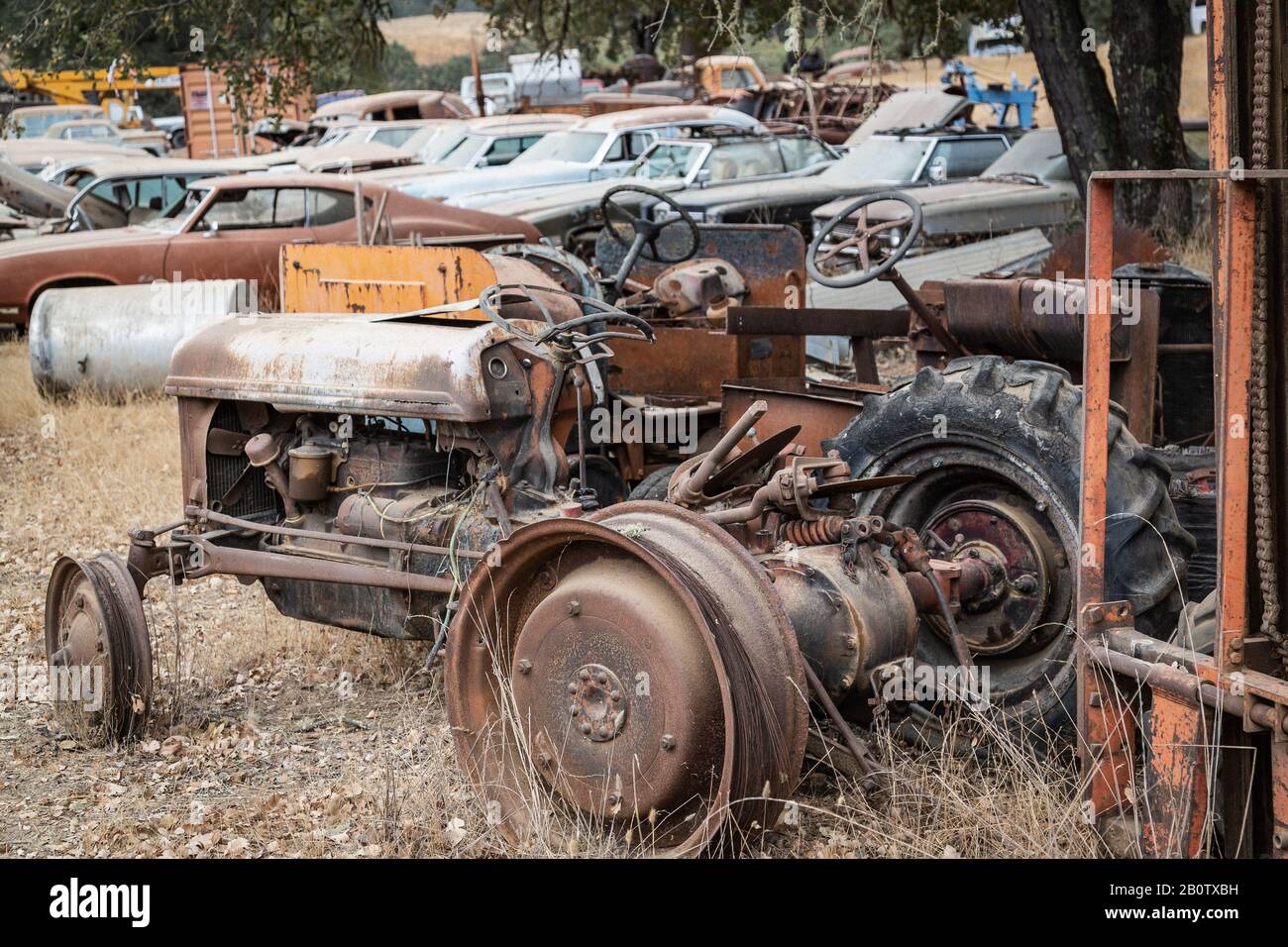 Rostige Alte Maschinen Zu Bewundern Stockfoto