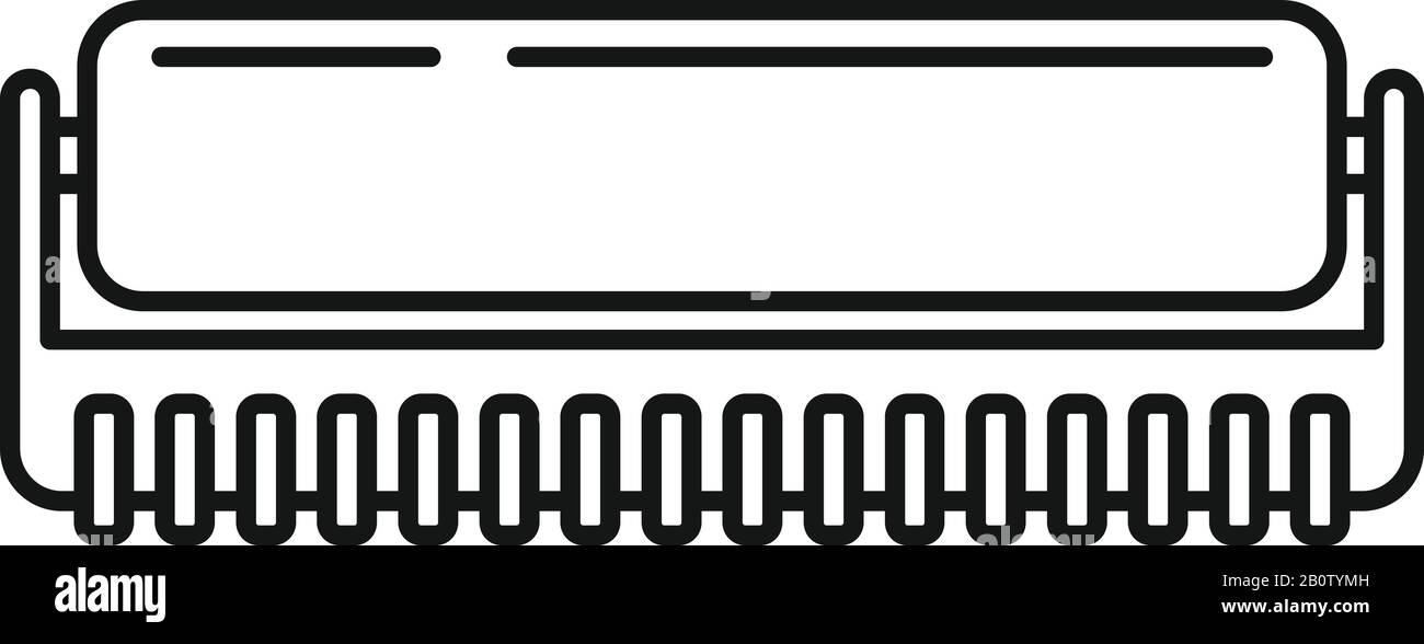Symbol für Rolltoner. Outline Roll Toner Vector Icon für Webdesign isoliert auf weißem Hintergrund Stock Vektor
