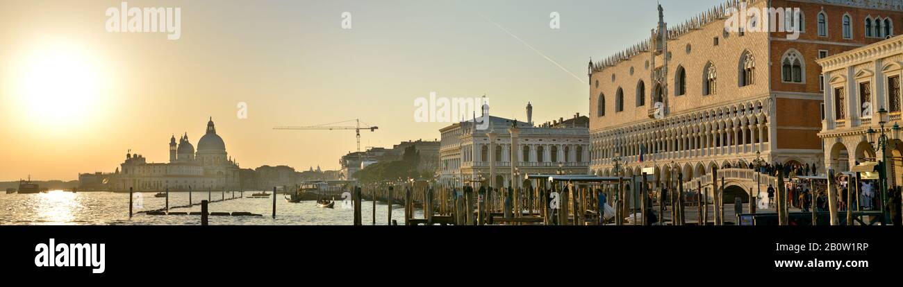 Venedig-Landschaft, UNESCO-Weltkulturerbe - Venetien, Italien, Europa Stockfoto