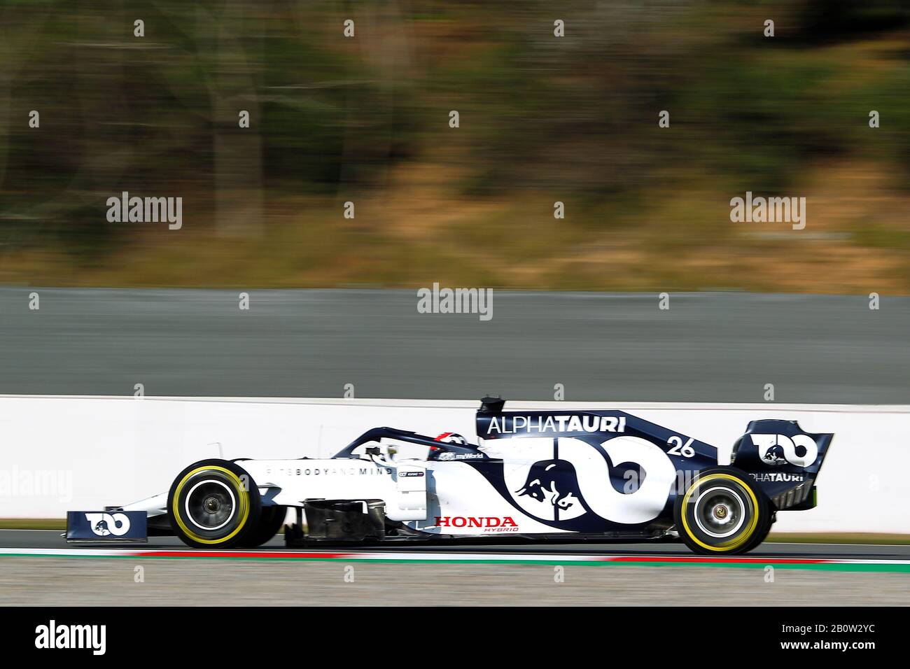 #26 Daniil Kvyat Alpha Tauri Toro Rosso Honda. Formel-1-Weltmeisterschaft 2020, Wintertesttage #1 2020 Barcelona, 19./21. Februar 2020.Foto Fed Stockfoto