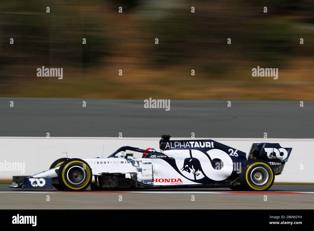 #26 Daniil Kvyat Alpha Tauri Toro Rosso Honda. Formel-1-Weltmeisterschaft 2020, Wintertesttage #1 2020 Barcelona, 19./21. Februar 2020.Foto Fed Stockfoto