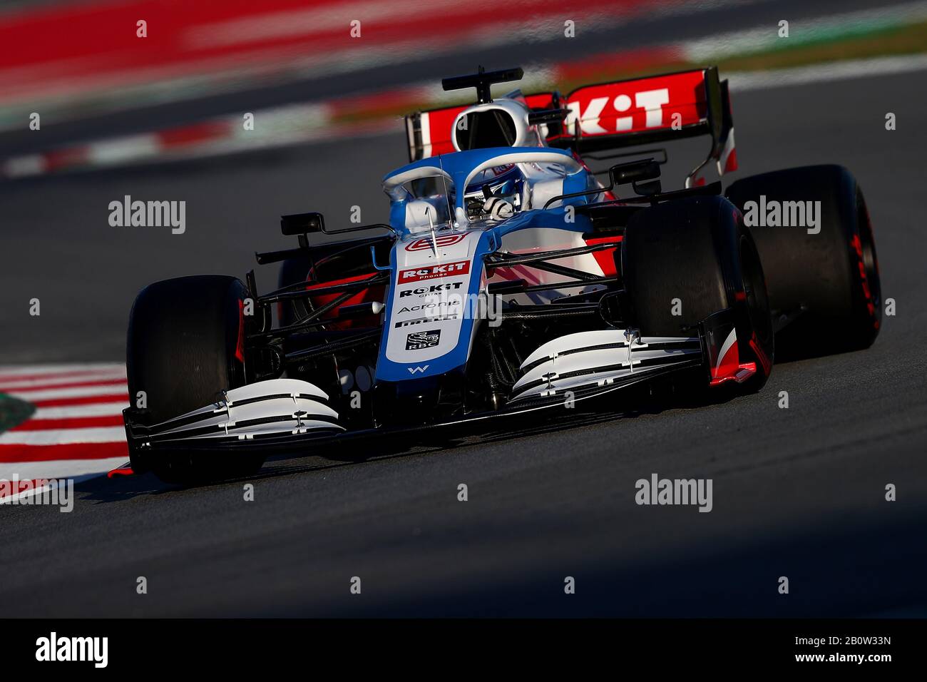 #06; Nicholas Latifi Williams Racing Mercedes. Formel-1-Weltmeisterschaft 2020, Wintertesttage #1 2020 Barcelona, 19./21. Februar 2020.Foto Fed Stockfoto