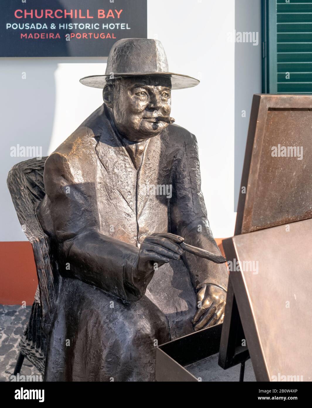 Painting Of Winston Churchill Stockfotos und bilder Kaufen Alamy