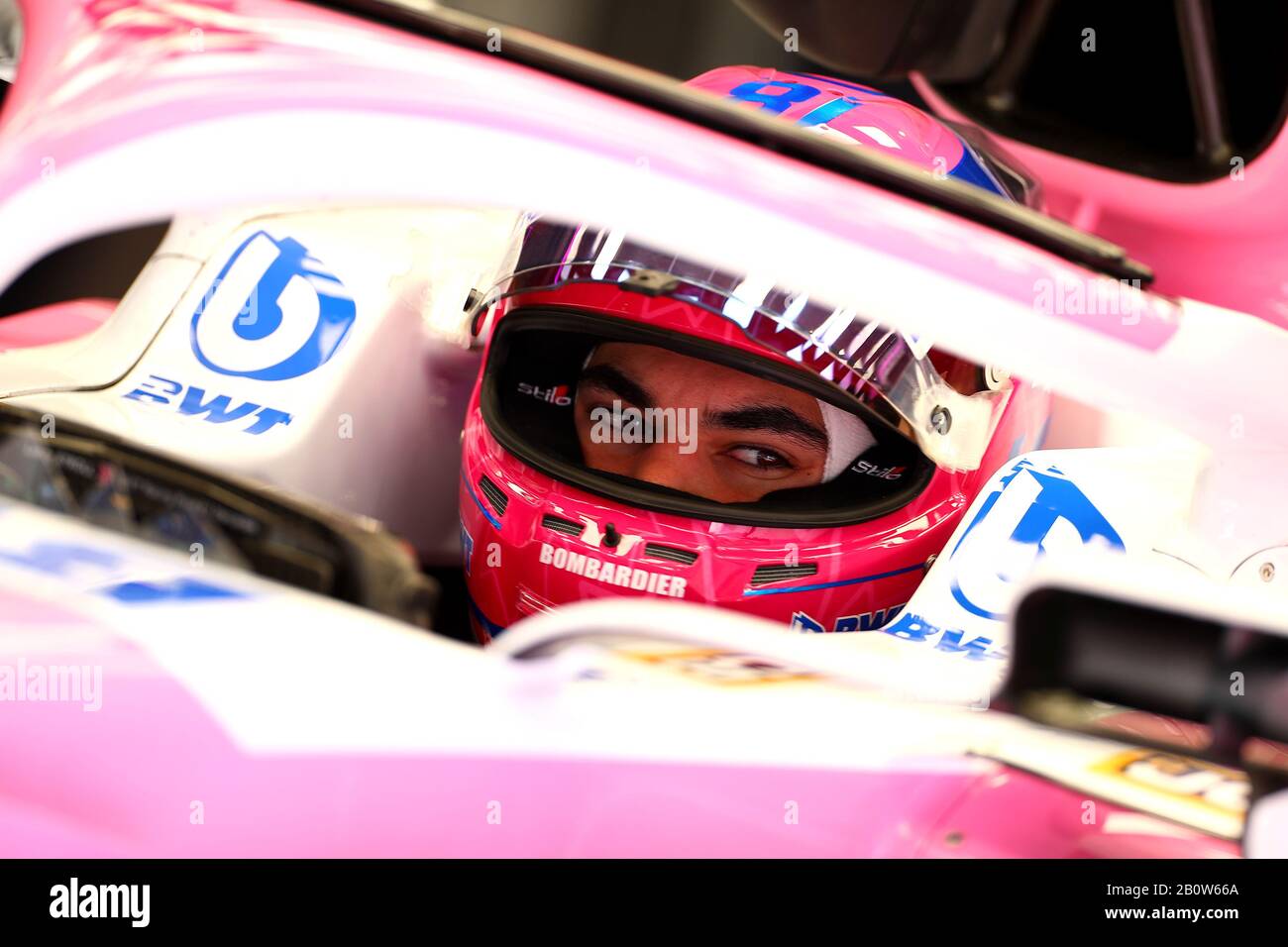 Barcelona, Spanien. Februar 2020. #18 Lance Stroll, Racing Point F1 Team, Mercedes. Formel-1-Weltmeisterschaft 2020, Wintertesttage #1 2020 Barcelona, 21-02-2020 Foto Federico Basile/Insidefoto Credit: Insidefoto srl/Alamy Live News Stockfoto