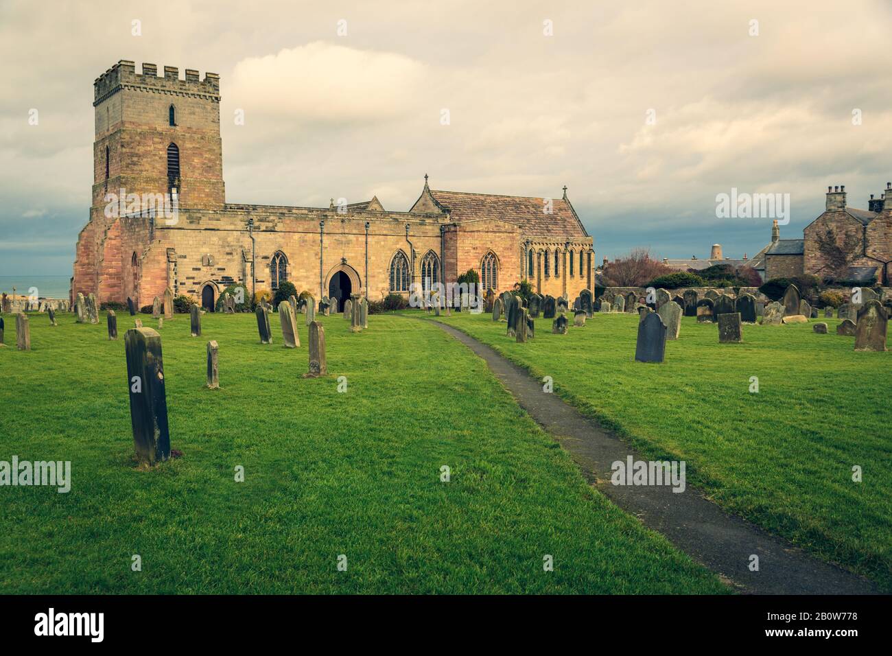 St Aidans Church Bamburgh England Stockfoto