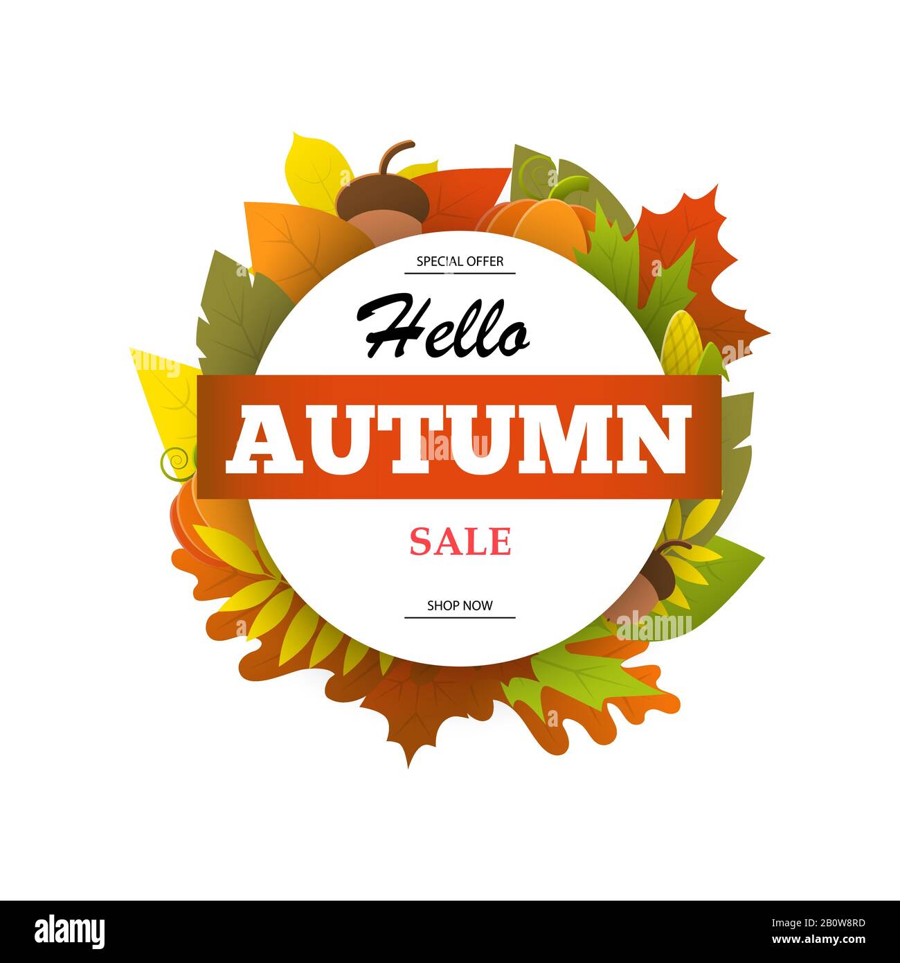 Thanksgiving Day Symbol gesetzt Stock Vektor