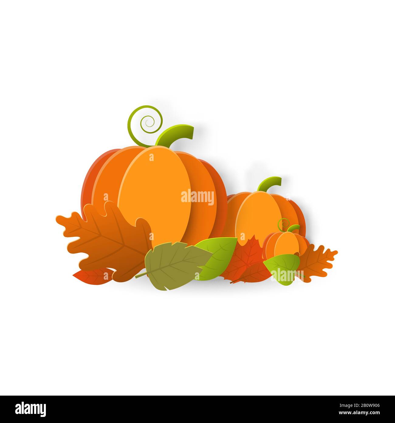 Thanksgiving Day Symbol gesetzt Stock Vektor