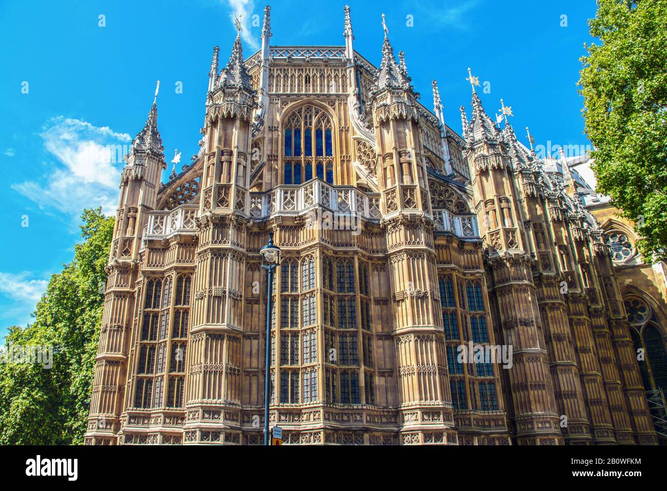 Henry VIIs Lady Chapel am äußersten östlichen Ende der Westminster Abbey in London Stockfoto