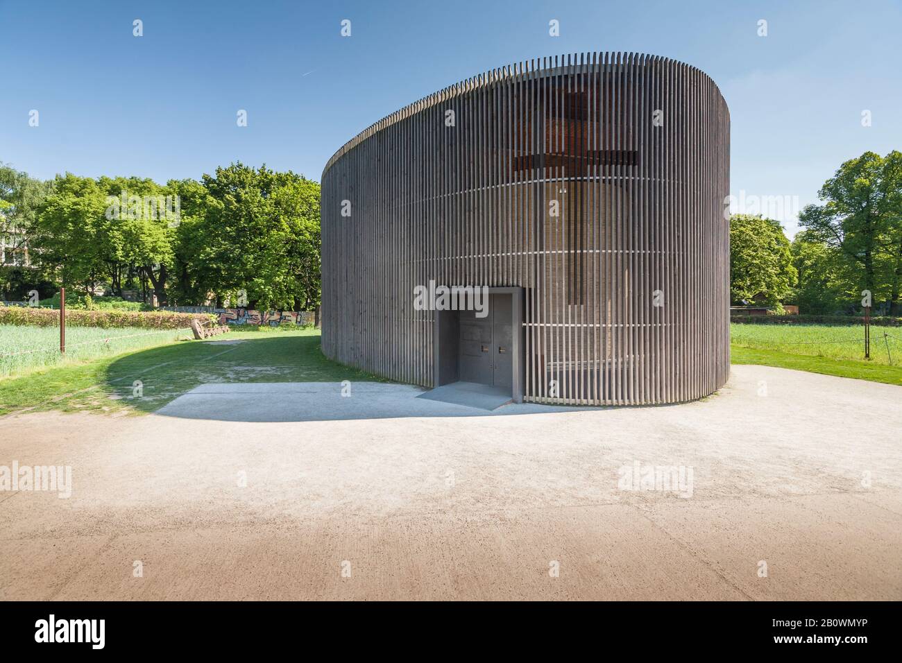 Versöhnungskirche, Versöhnungskirche, Bernauer Straße, Berlin Mitte, Deutschland, Europa Stockfoto