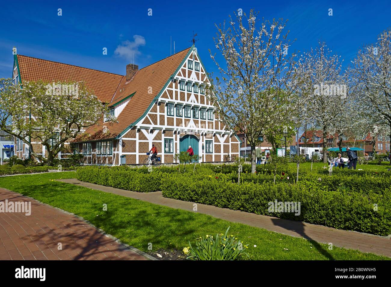 Rathaus in Jork, Altes Land, Landkreis Stade, Niedersachsen Deutschland ...