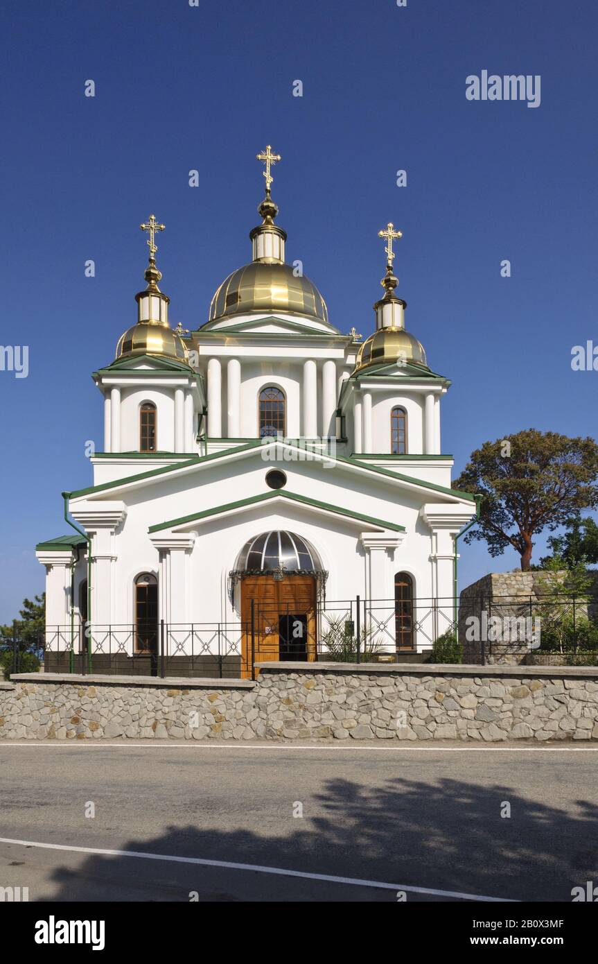 Orthodoxe Kirche, Jutta, Autonome Republik Krim, Ukraine, Osteuropa, Stockfoto