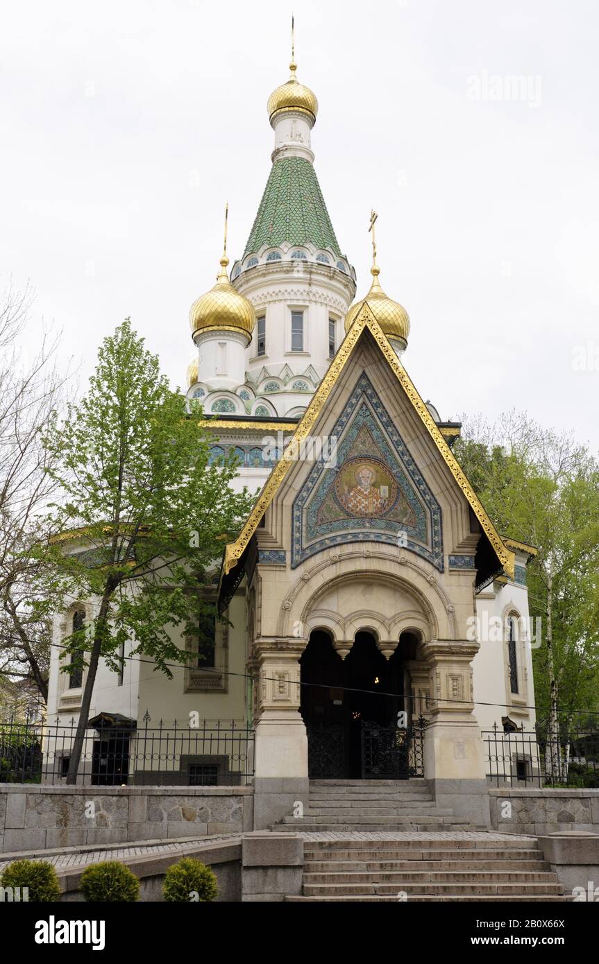 Nikolauskirche, Sofia, Bulgarien, Balkan, Südost-Europa, Stockfoto