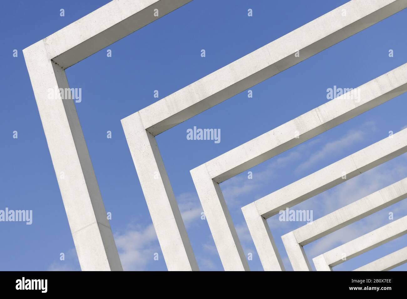 Allee der Himmelstore, Bertha-Klingberg-Platz, Schwerin, Mecklenburg-Vorpommern, Deutschland, Stockfoto