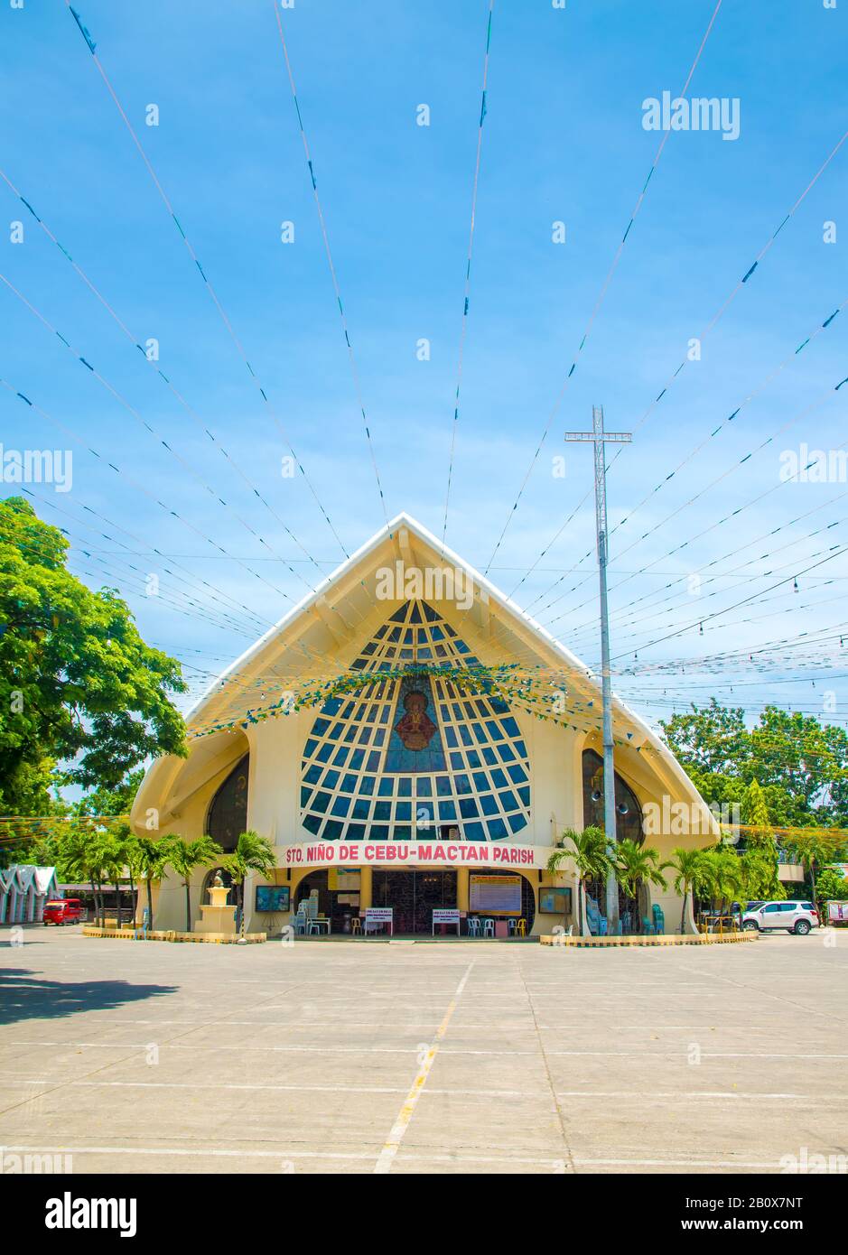 Sto. Niño Mactan Church Lapu Lapu City Cebu Stockfoto