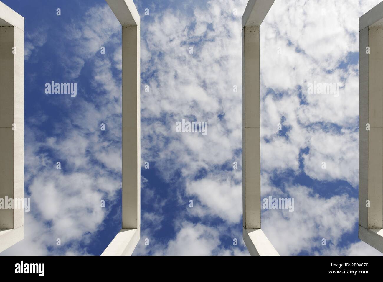 Allee der Himmelstore, Bertha-Klingberg-Platz, Schwerin, Mecklenburg-Vorpommern, Deutschland, Stockfoto