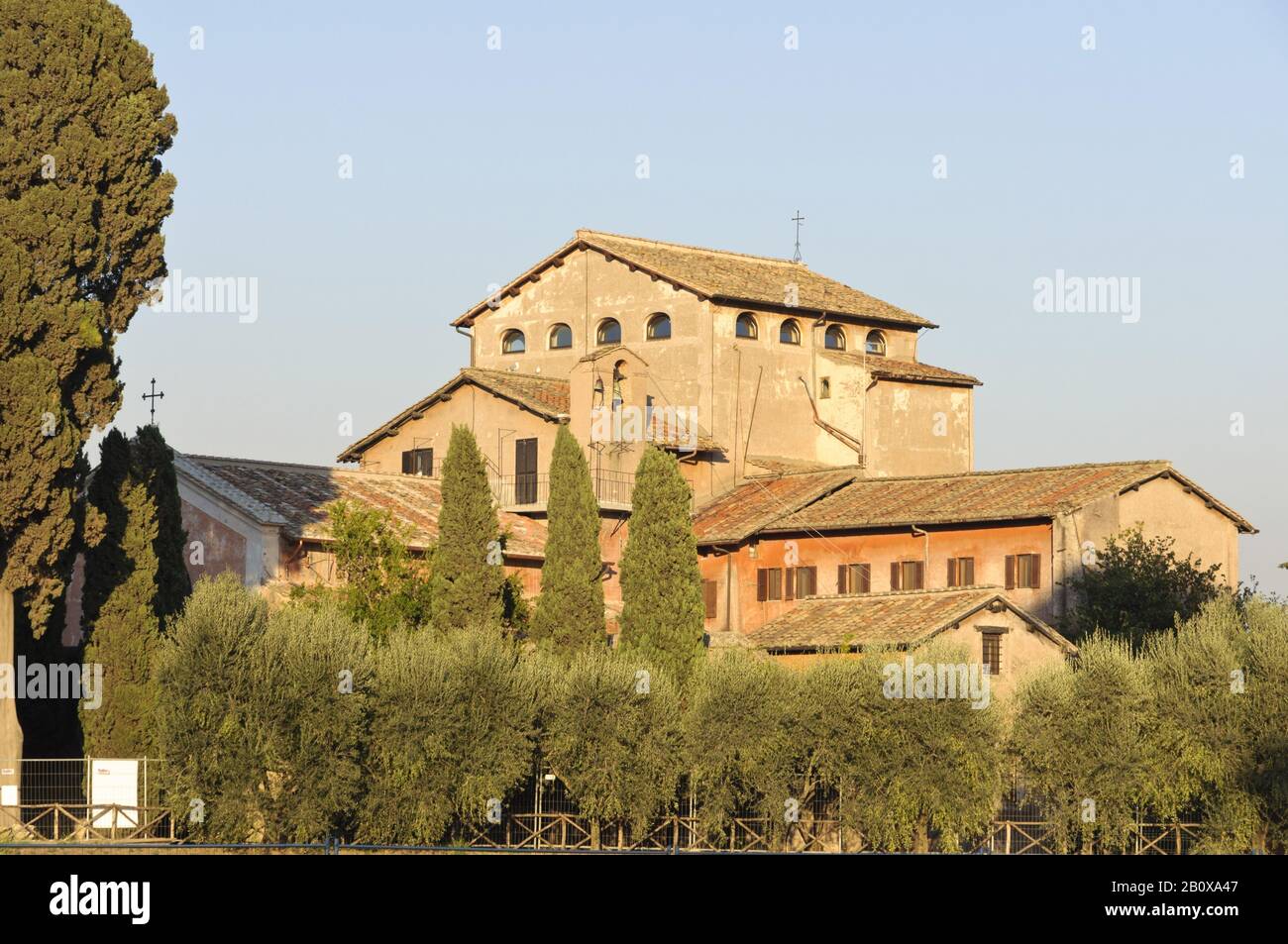 San Bonaventura al Palatino, Palatine Hill, Rom, Italien, Südeuropa, Europa, Stockfoto