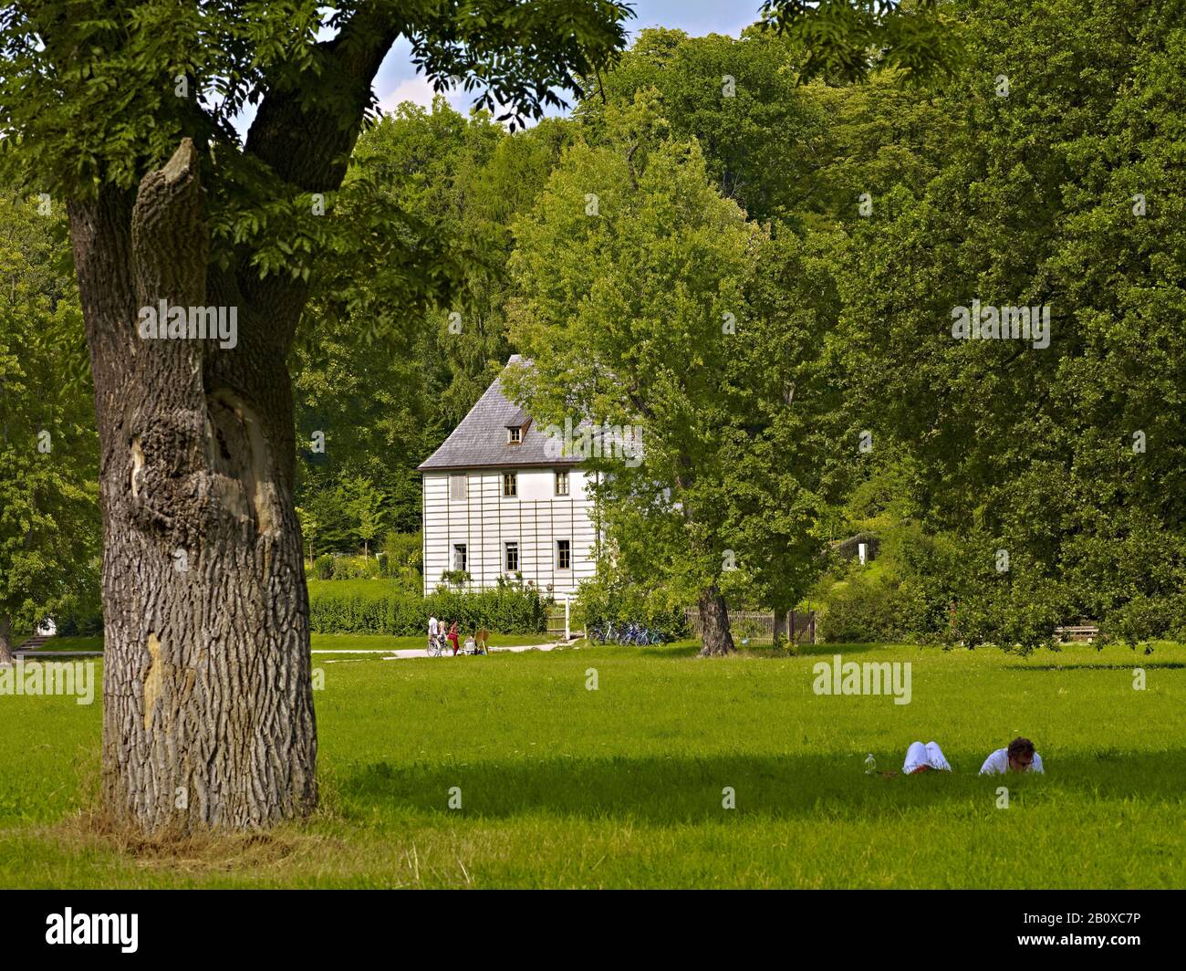 Goethe-Gartenhaus im Park an der Ilm, Weimar, Thüringen, Stockfoto