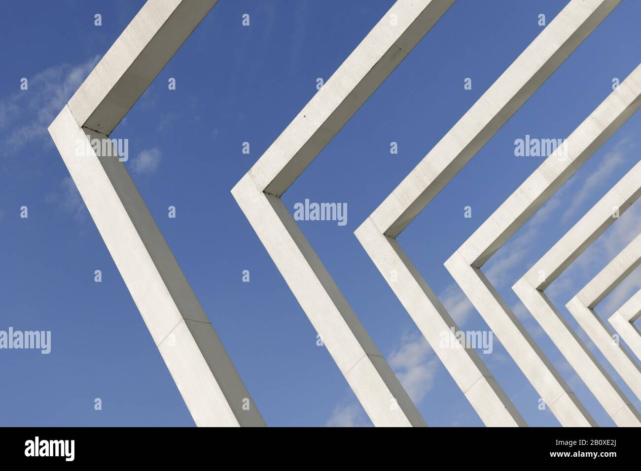 Allee der Himmelstore, Bertha-Klingberg-Platz, Schwerin, Mecklenburg-Vorpommern, Deutschland, Stockfoto