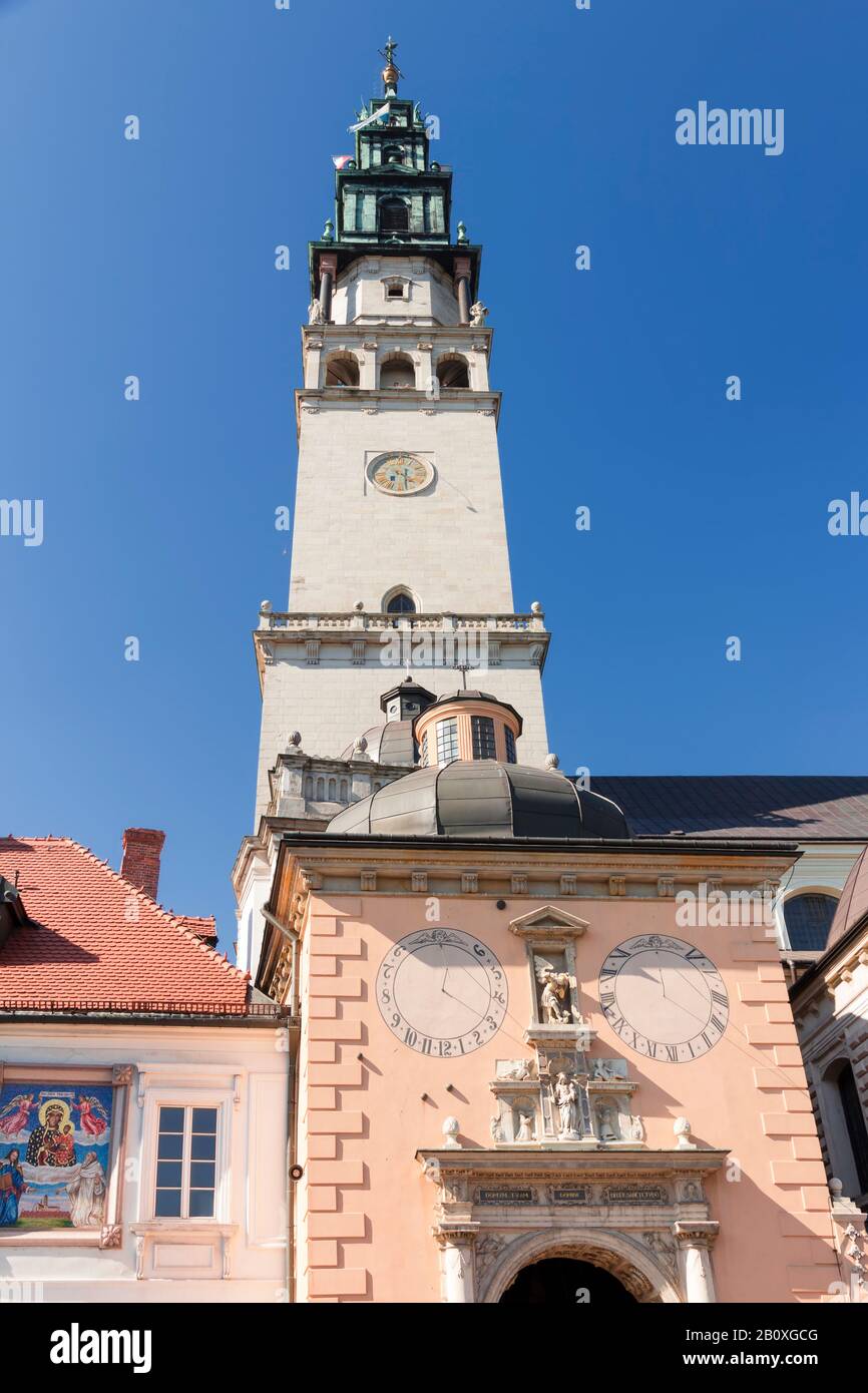 Paulinenklosterin in Polen. St. Mariä Zuflucht in Tschenstochau. Wichtiger Pilgerort in Polen. Jasna Gora. Stockfoto