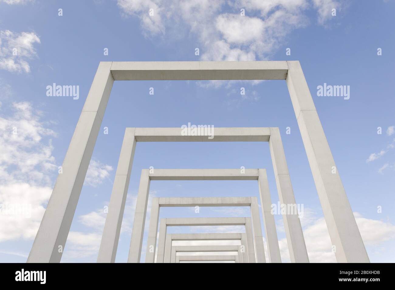 Allee der Himmelstore, Bertha-Klingberg-Platz, Schwerin, Mecklenburg-Vorpommern, Deutschland, Stockfoto