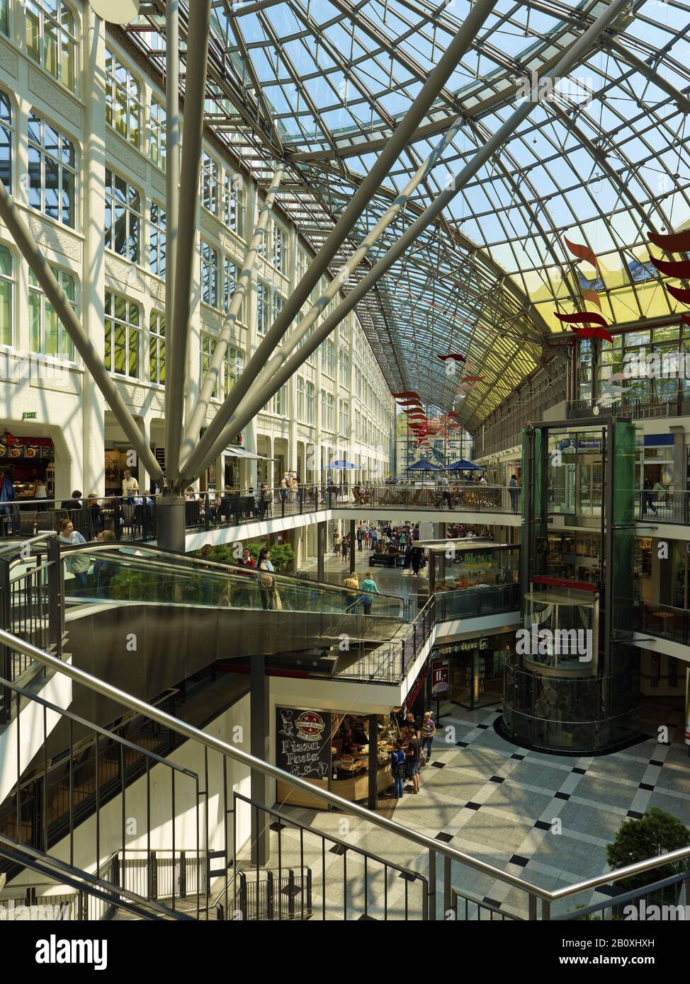 Einkaufszentrum Goethe-Galerie, Jena, Thüringen, Stockfoto