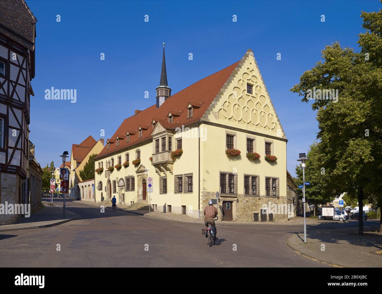 Rathaus in Hochburg, Sachsen-Anhalt, Deutschland, Stockfoto