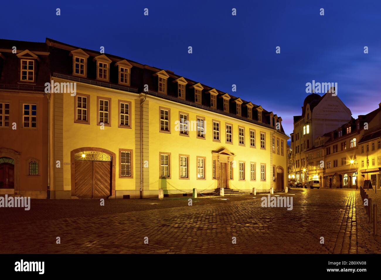 Goethe-Haus am Frauenplan in Weimar, Thüringen, Deutschland, Stockfoto