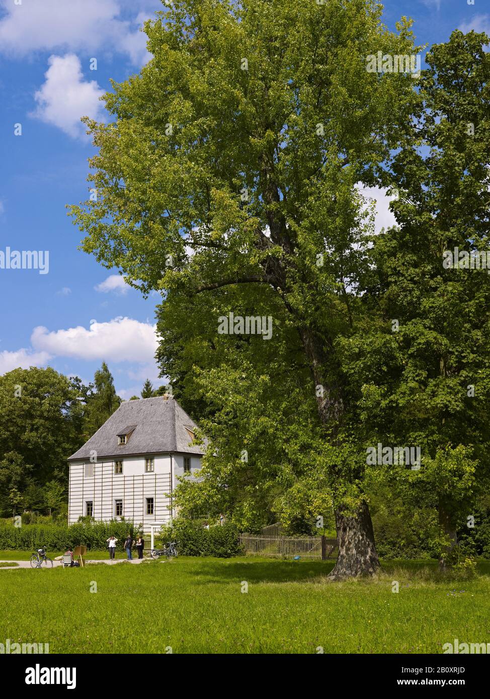 Goethe-Gartenhaus im Park an der Ilm, Weimar, Thüringen, Stockfoto