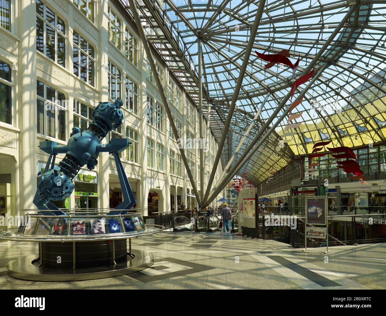 Einkaufszentrum Goethe-Galerie, Jena, Thüringen, Stockfoto