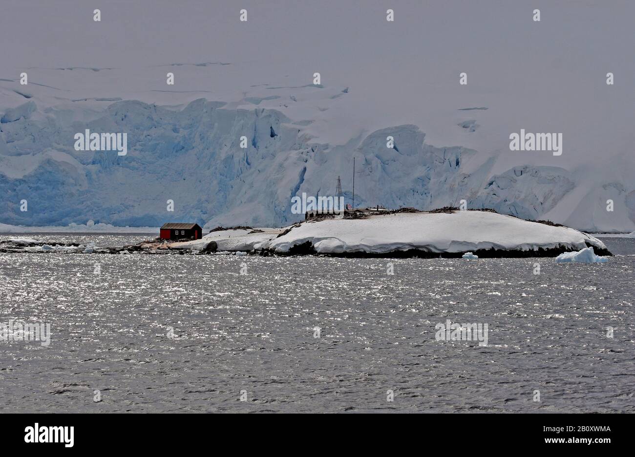 Port Lockroy, Antarktis Stockfoto