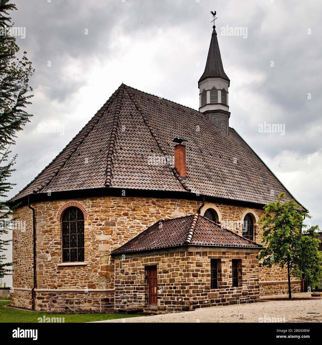 Alte evangelische Kirche Wattenscheid, Deutschland, Nordrhein-Westfalen, Ruhrgebiet, Dortmund Stockfoto