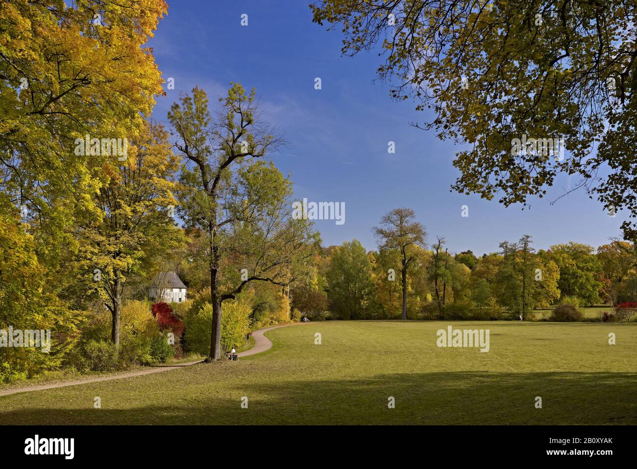 Goethe-Gartenhaus im Park an der Ilm, Weimar, Thüringen, Stockfoto