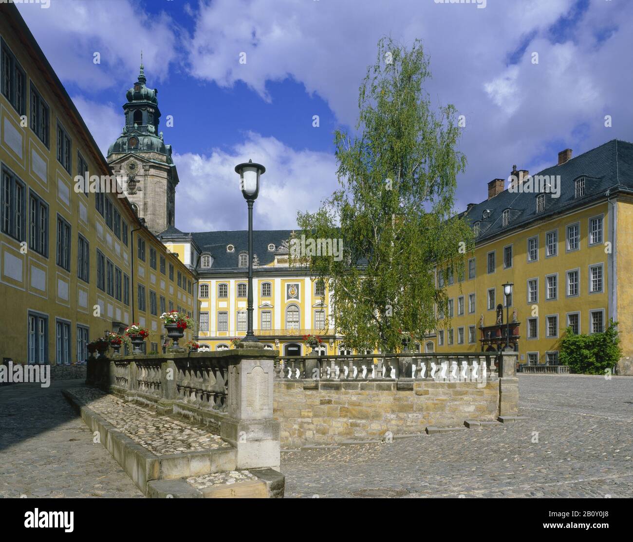 Schloss Heidecksburg in der thüringischen Umgebung, Stockfoto