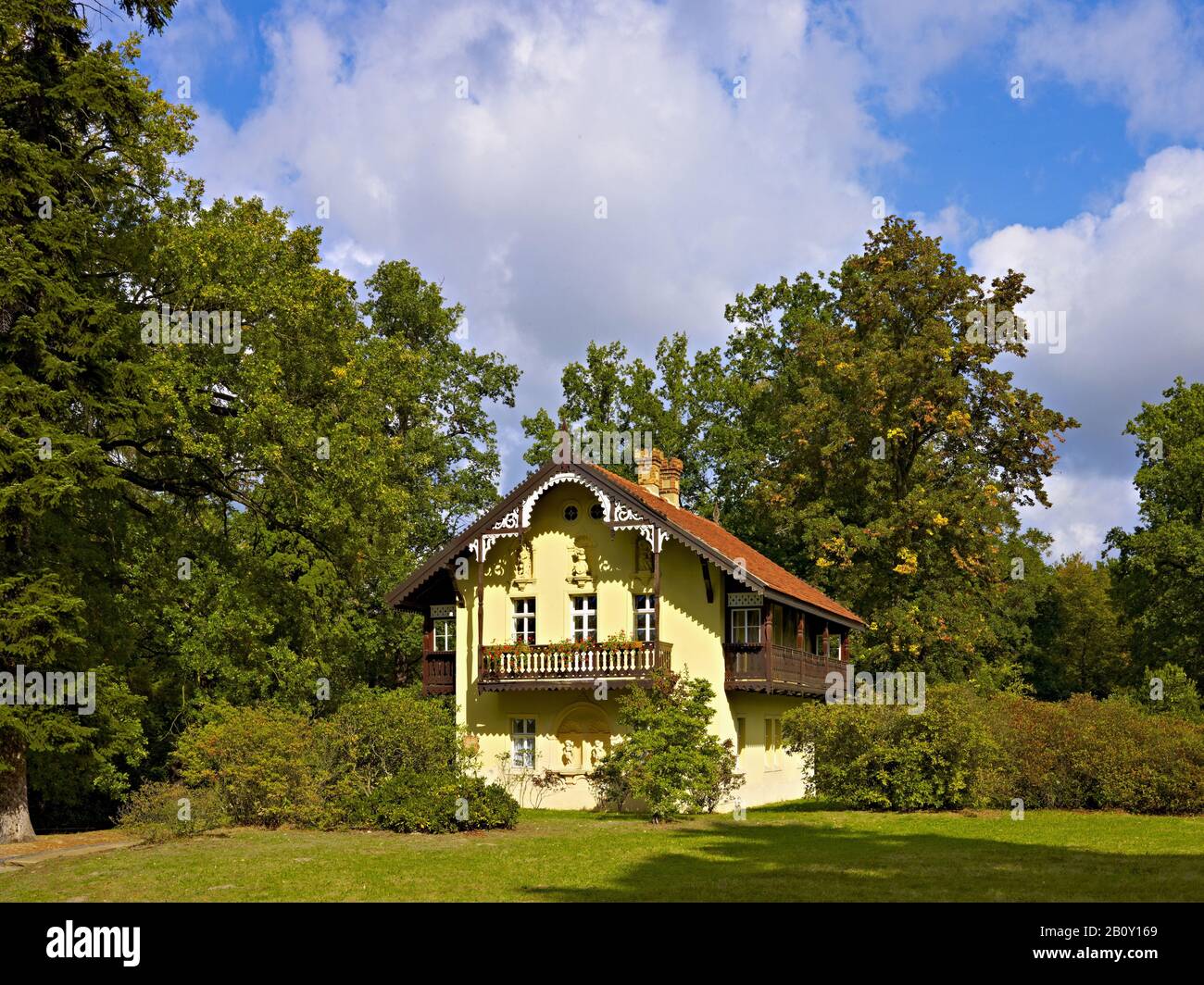 Kavaliershaus in Kromlau, Sachsen, Deutschland, Stockfoto