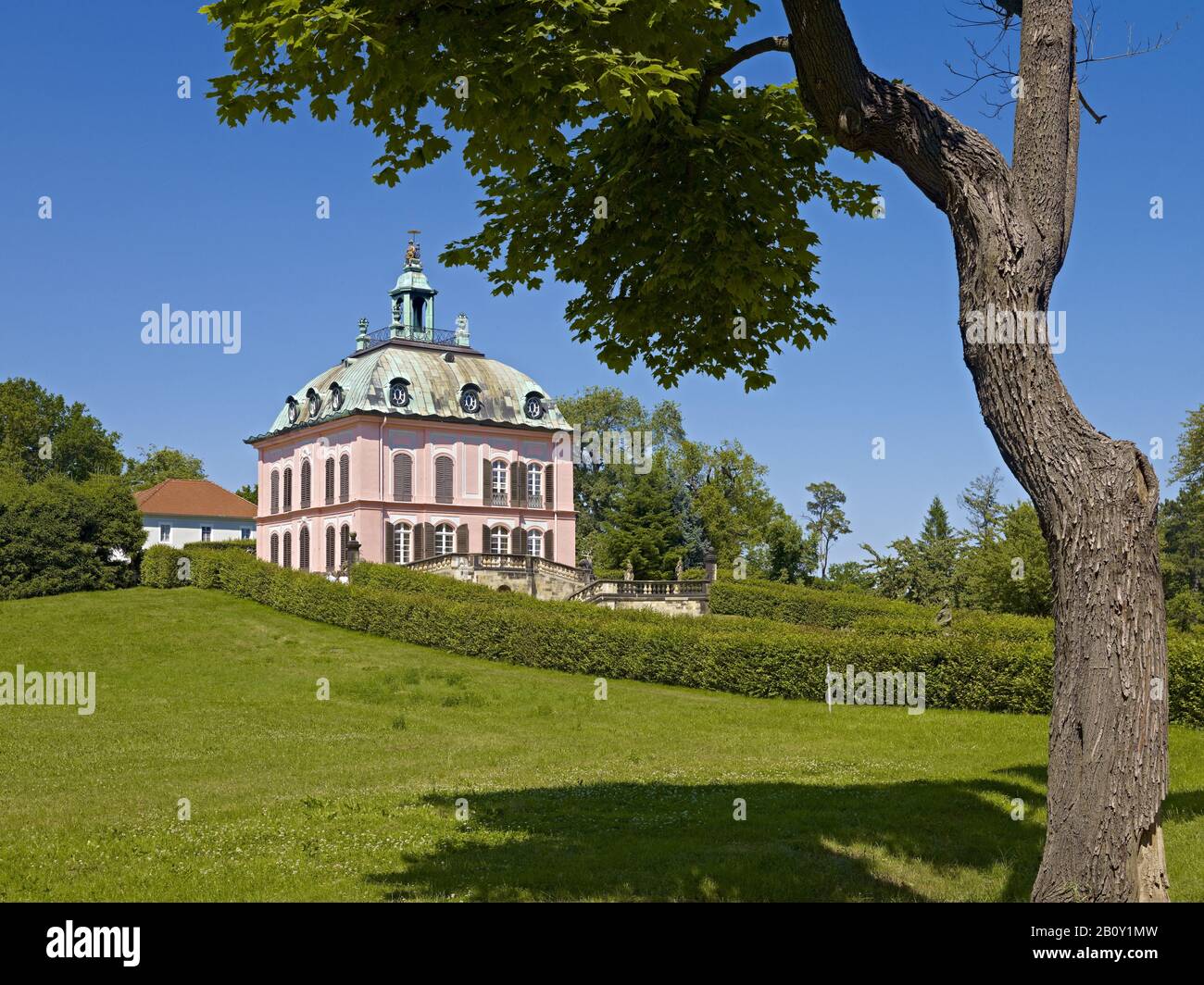 Schloss Fasan in Moritzburg bei Dresden, Sachsen, Deutschland, Stockfoto