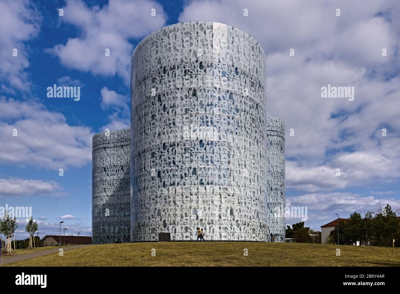 Informations-, Kommunikations- und Medienzentrum in Cottbus-Brandenburg, Deutschland, Stockfoto