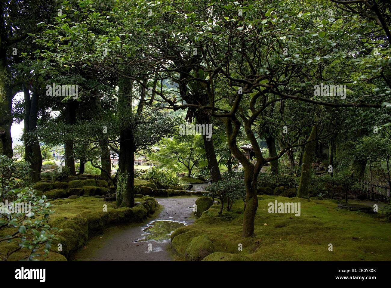 Sengan-en Garden in Kagoshima, Japan Stockfoto