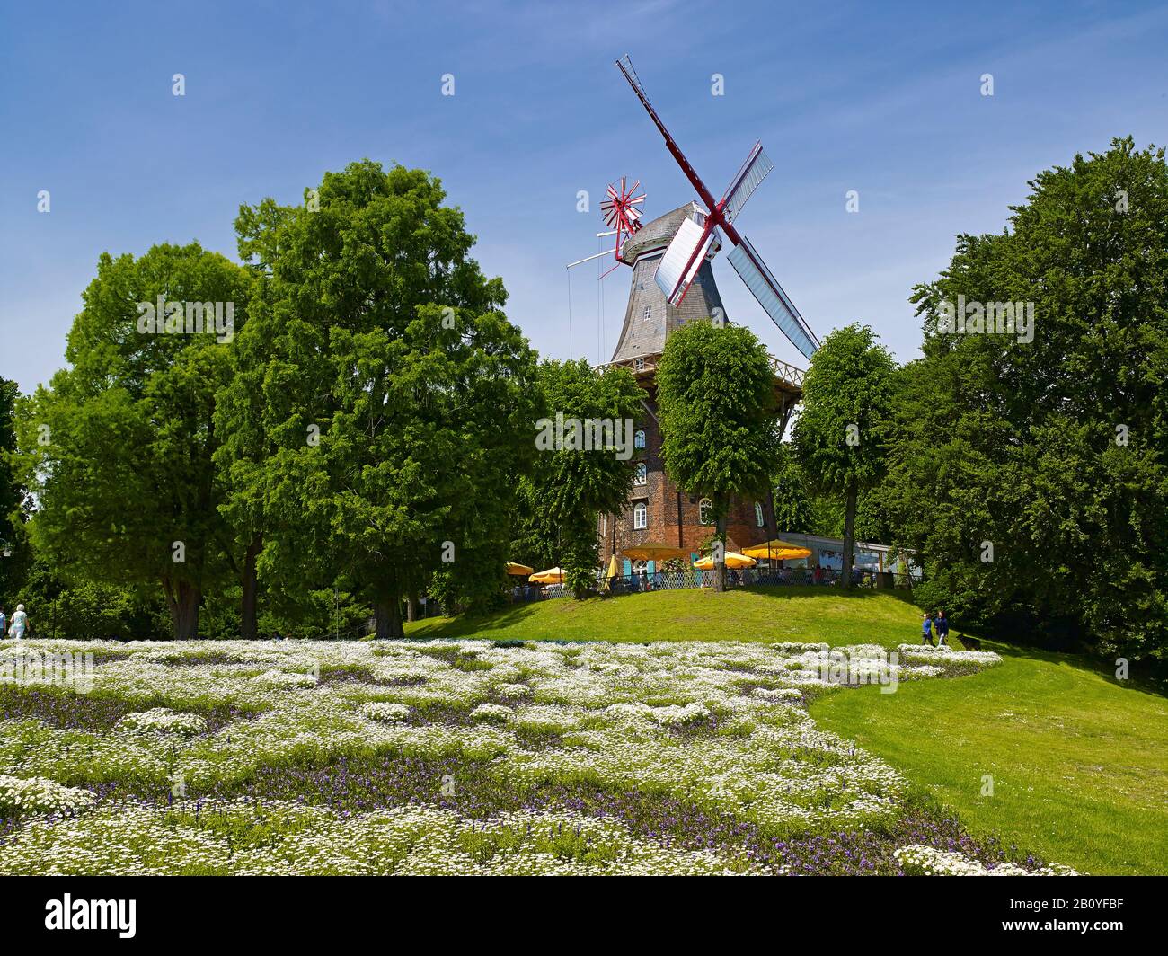 Mühle an der Mauer in der Hansestadt Bremen, Bremen, Deutschland, Stockfoto