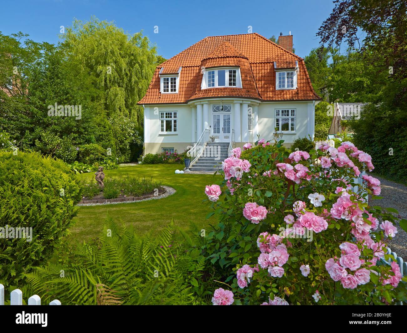 Villa in Schleswig-Holstein, Kreis Schleswig-Flensburg, Schleswig-Holstein, Deutschland, Stockfoto