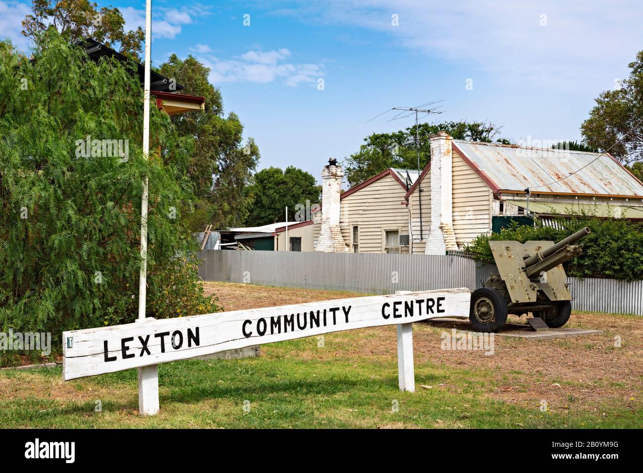 Lexton Australia/Lexton Community Center in der ländlichen Stadt Lexton Victoria Australia. Stockfoto