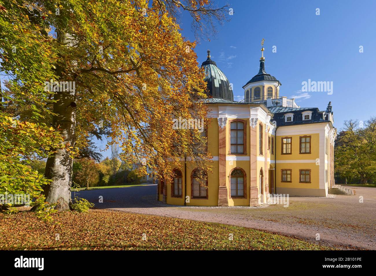 Schloss Belvedere bei Weimar, Thüringen, Deutschland Stockfoto