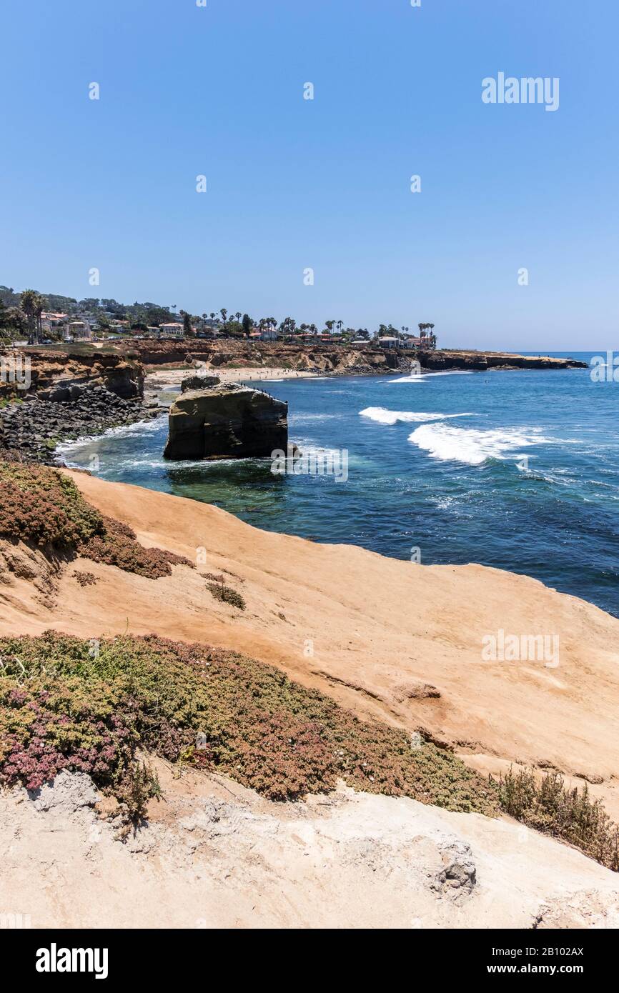 La Jolla Dream Beach, La Jolla Beach, San Diego, Kalifornien, USA Stockfoto