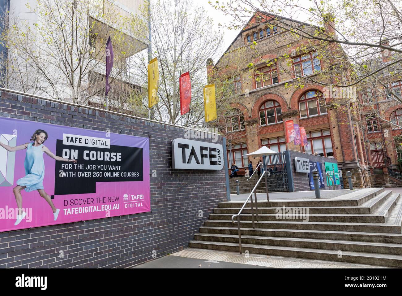 TAFE NSW Campus in Ultimo Sydney bietet Skills und berufliche Bildung, Sydney, Australien Stockfoto
