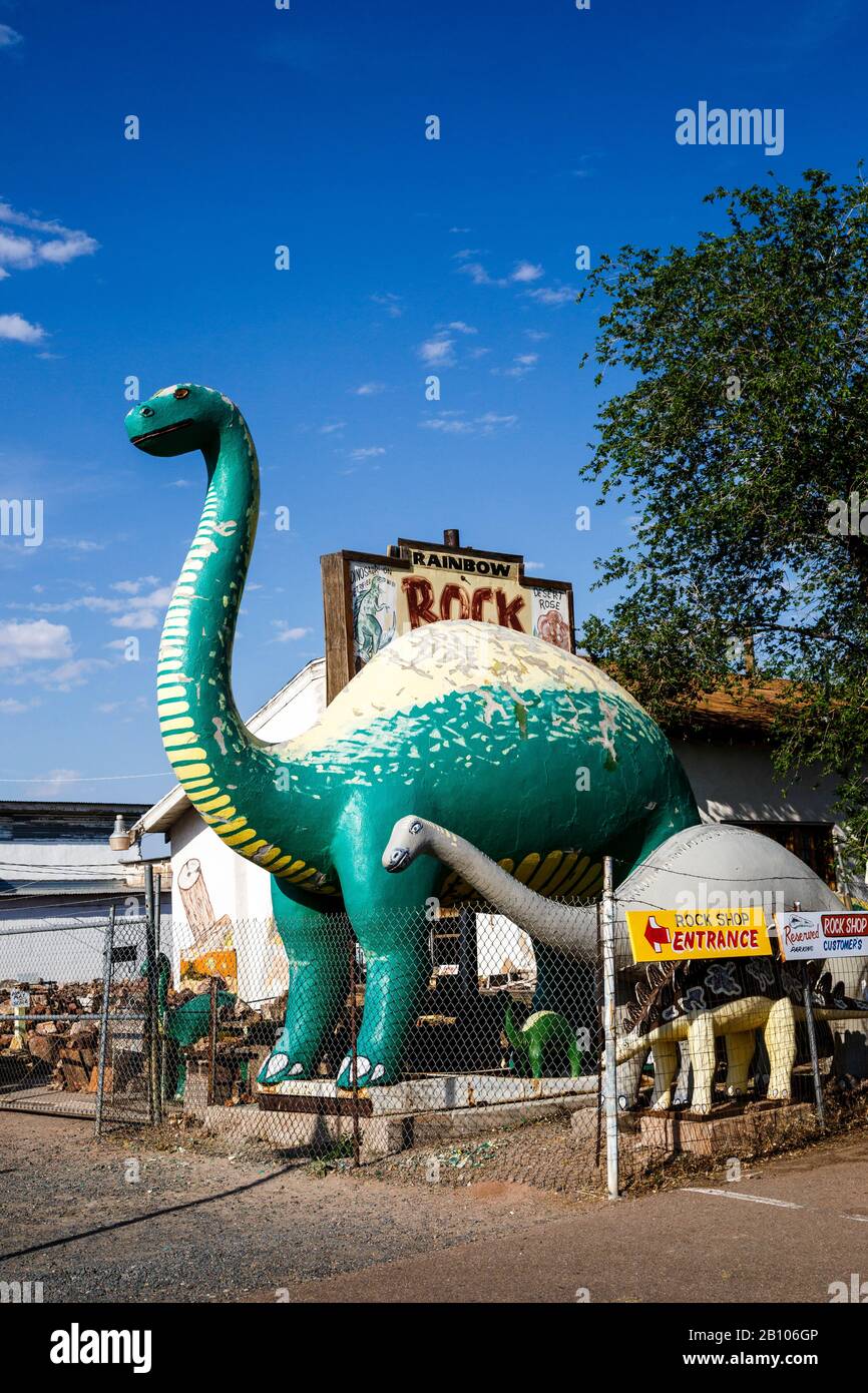 Holbrook, historische Route 66, Navajo County, Arizona, USA Stockfoto