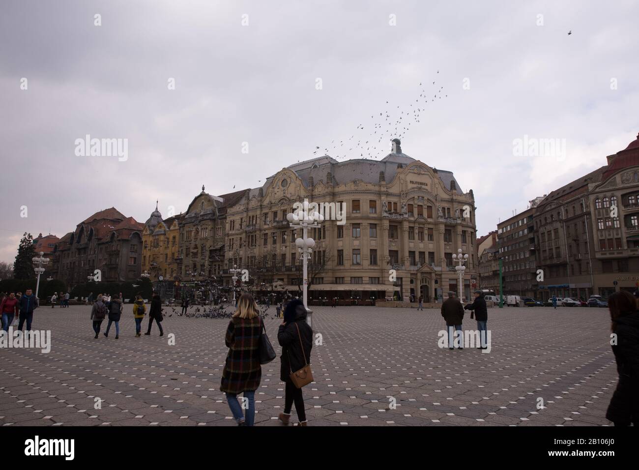 Timisoara hat den Spitznamen "Kleines Wien" oder "Stadt der Blumen" erhalten, Timișoara gilt als informelle Hauptstadt des historischen Banats Stockfoto