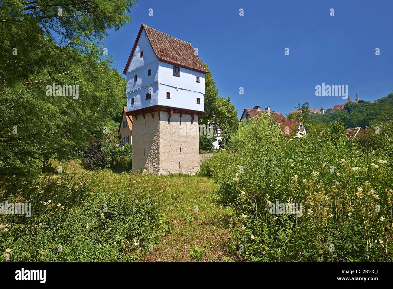 Topplerschlößchen in Rothenburg ob der Tauber, Mittelfranken, Bayern, Deutschland Stockfoto