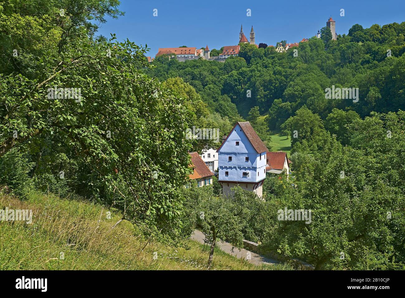 Topplerschlößchen in Rothenburg ob der Tauber, Mittelfranken, Bayern, Deutschland Stockfoto