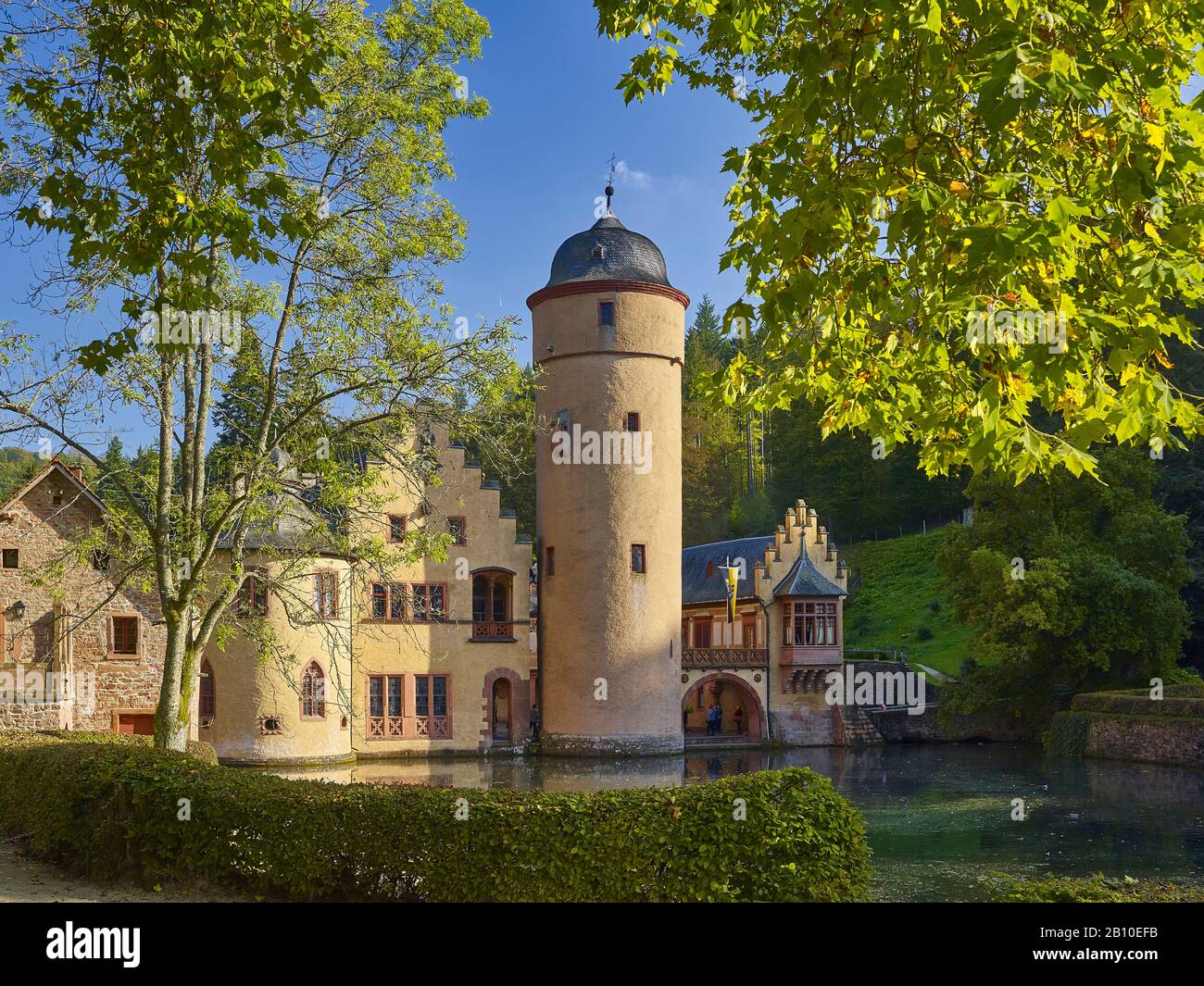 Schloss Mespelbrunn im Spessart, Unterfranken, Bayern, Deutschland Stockfoto