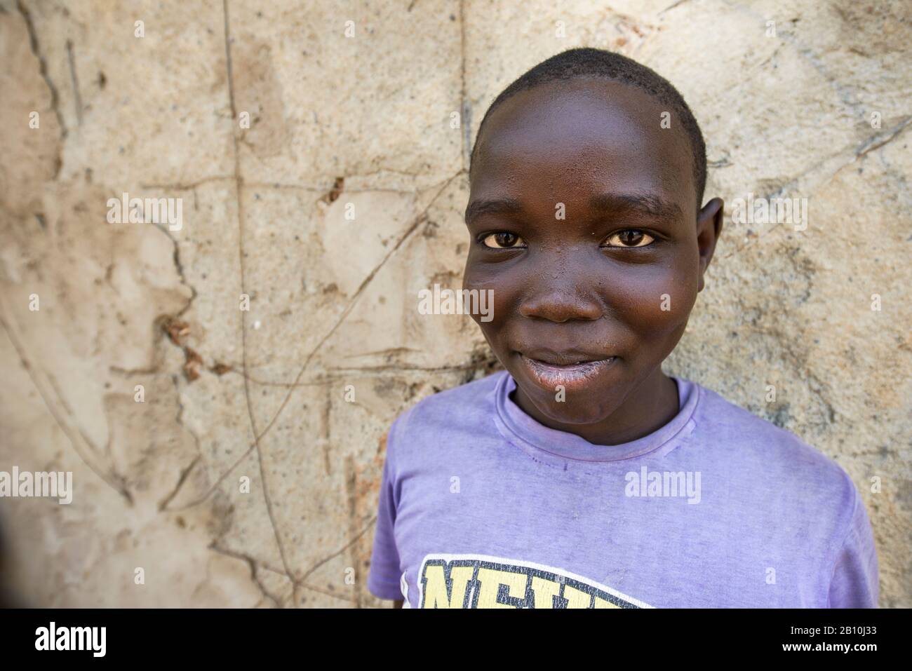 Kind aus al-Qadarif, Sudan Stockfoto